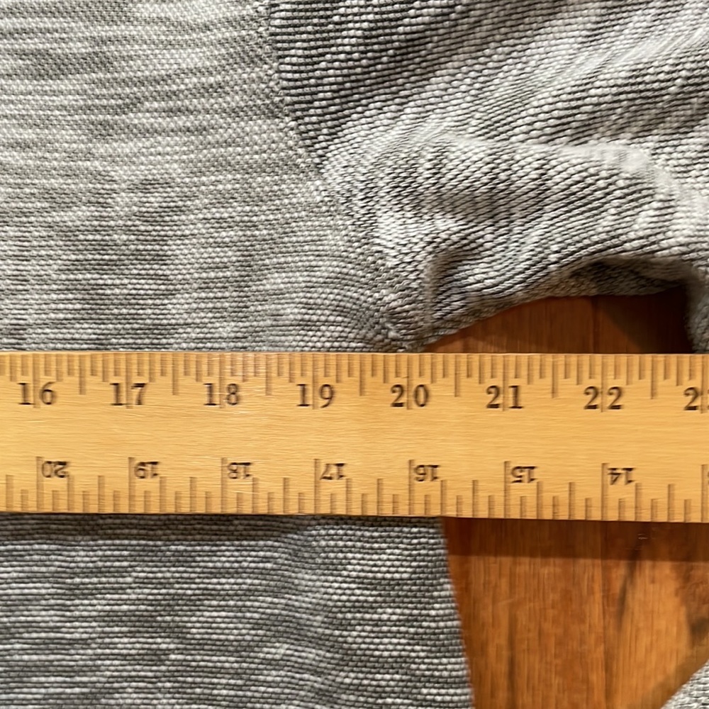 The North Face Woman Size Large Popover Gray Hoodie Kangaroo Pocket Long Sleeve - Picture 5 of 12